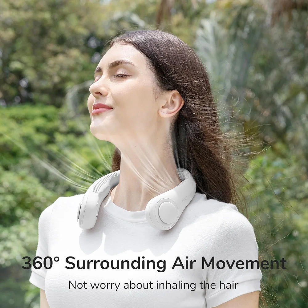 Neck Fan: Portable, Bladeless, and Rechargeable - Perfect for Summer
Regular