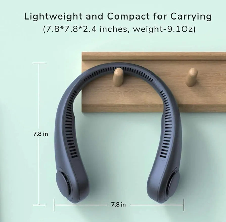Neck Fan: Portable, Bladeless, and Rechargeable - Perfect for Summer
Regular